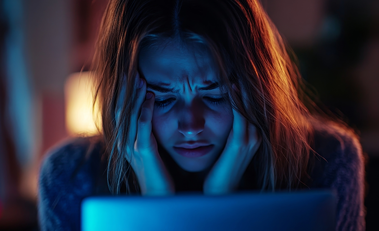 Screen time is proportional to increased mental distress during pandemic.